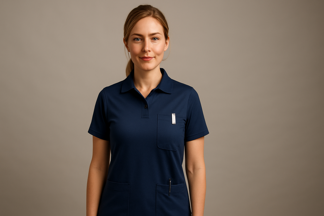 Zorg polo met zakken dames: waarom 89% van verpleegkundigen deze kiest + koopgids