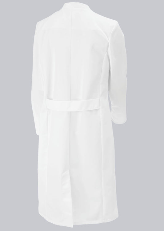 BP lange katoenen damesjas van 100% katoen met opstaande kraag en professionele pasvorm