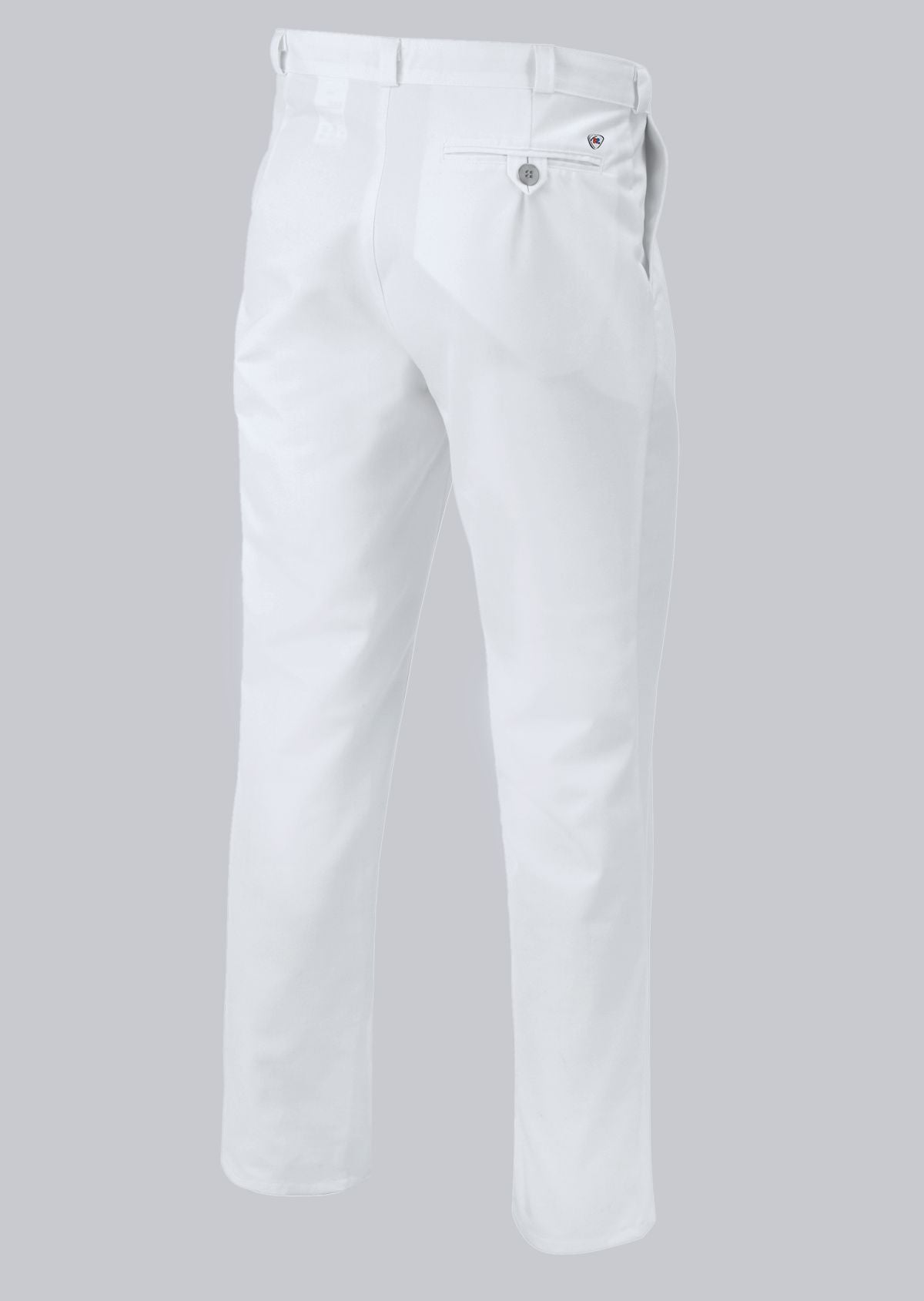 BP katoenen herenpantalon van 100% katoen met bandplooi en comfortabele pasvorm voor professioneel gebruik
