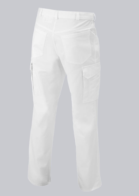 BP® Jeans voor haar & hem unisex wit met verhoogd doekgewicht en multifunctionele zakken