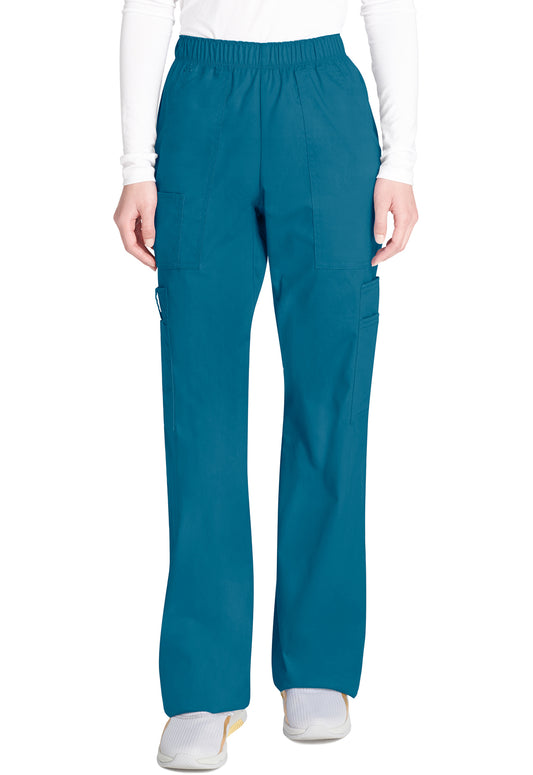Cargo broek met middelhoge taille en elastische tailleband met 7 zakken en Core Stretch WWE4005