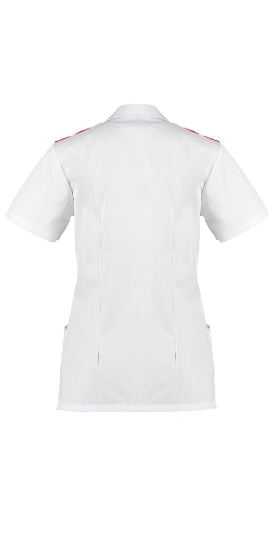 Veste femme Cora blanc/fuchsia