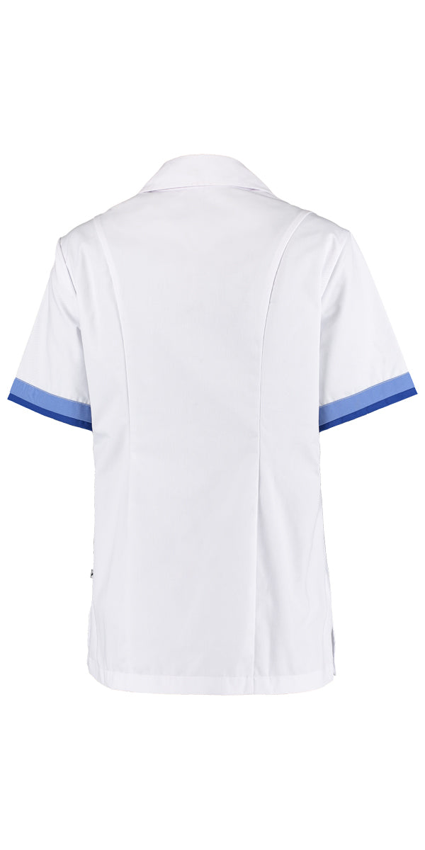 Ladies care jacket Kristel white with color accents in 3 colors