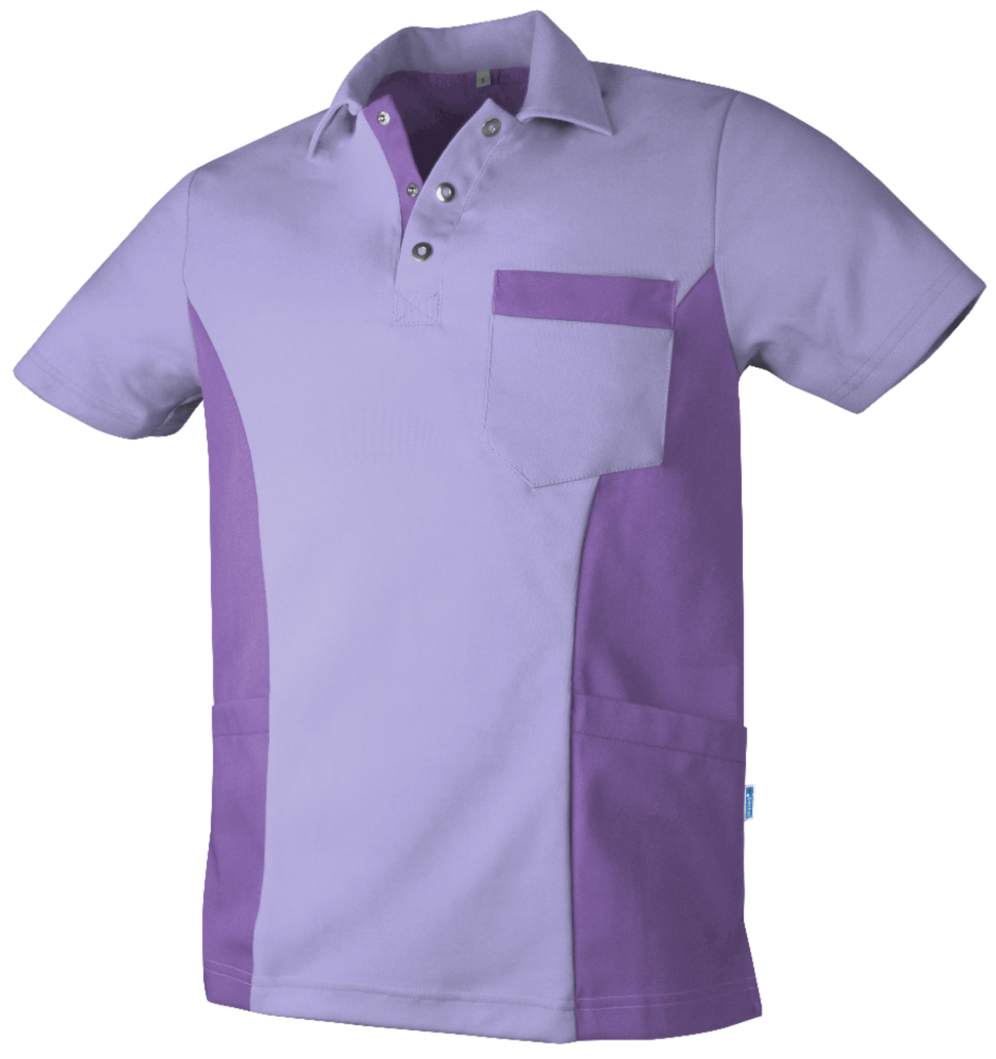 De Berkel heren polo Dieter gekleurd - Zorgkleding.nl