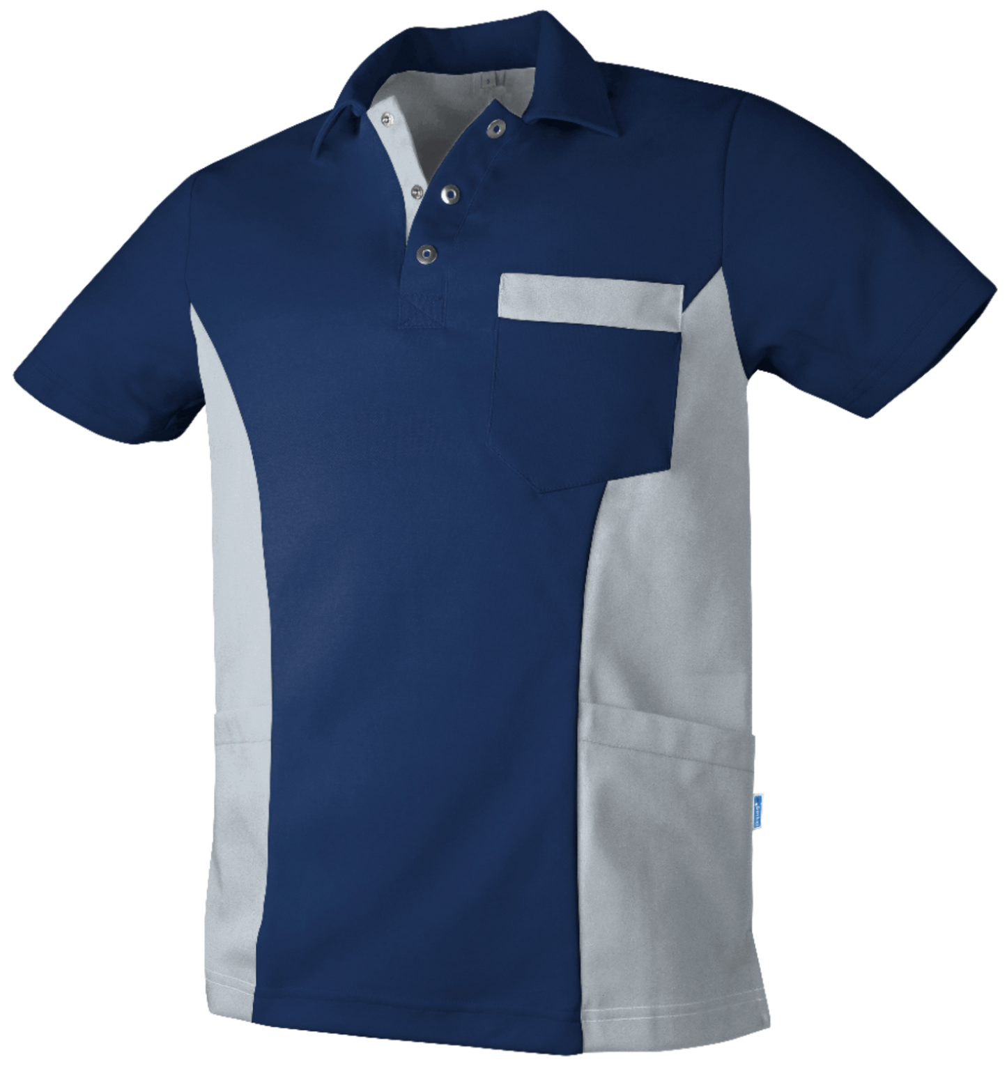 De Berkel heren polo Dieter gekleurd - Zorgkleding.nl