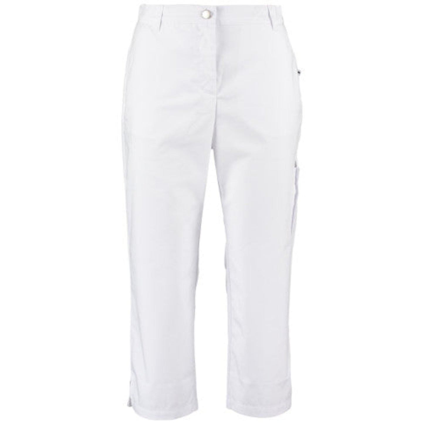 Broek Gwen wit 3/4 - Zorgkleding.nl