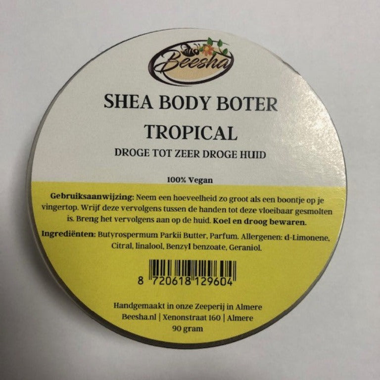 Shea Body Boter Tropical Beesha - Zorgkleding.nl