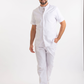 SHAE ARTHUR JACK Tuniek Unisex Staande Boord met Doorknoopsluiting