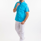 SHAE LUKE JACK Tuniek Unisex V-Hals met Drukkersluiting