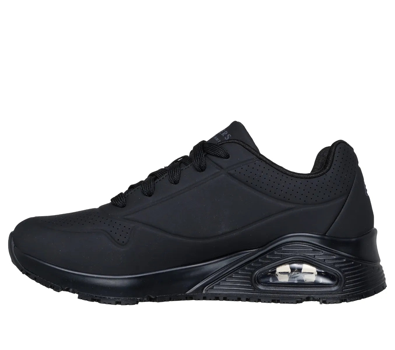 Skechers Werkschoenen Dames Zwarte Sneakerlook
