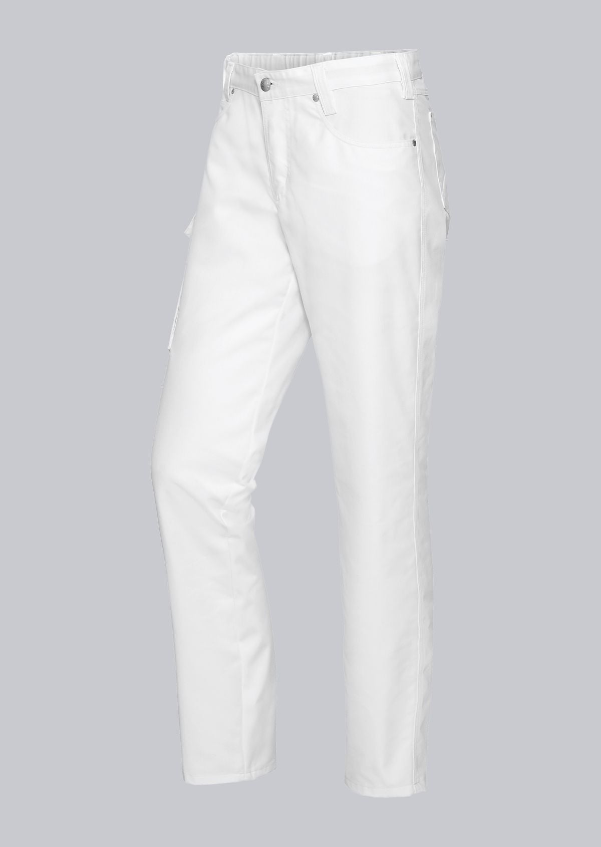 BP® cargo jeans voor haar & hem unisex wit met cargozakken en smartphonevak