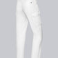 BP® cargo jeans voor haar & hem unisex wit met cargozakken en smartphonevak