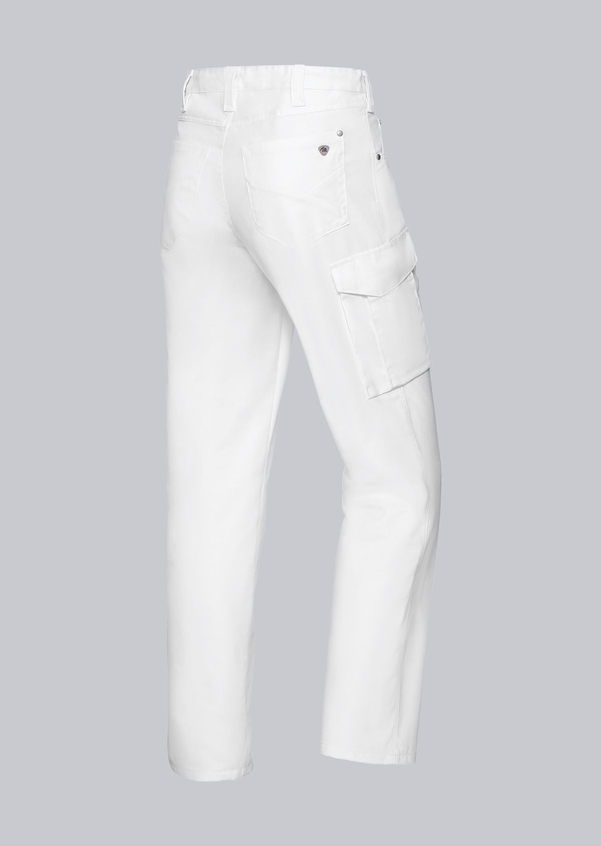 BP® cargo jeans voor haar & hem unisex wit met cargozakken en smartphonevak