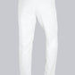 BP® katoenen pantalon voor haar & hem unisex wit met tunnelkoord en elastische taille