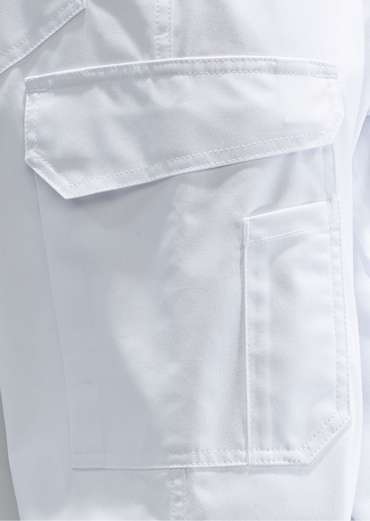 BP® Jeans voor haar & hem unisex wit met verhoogd doekgewicht en multifunctionele zakken