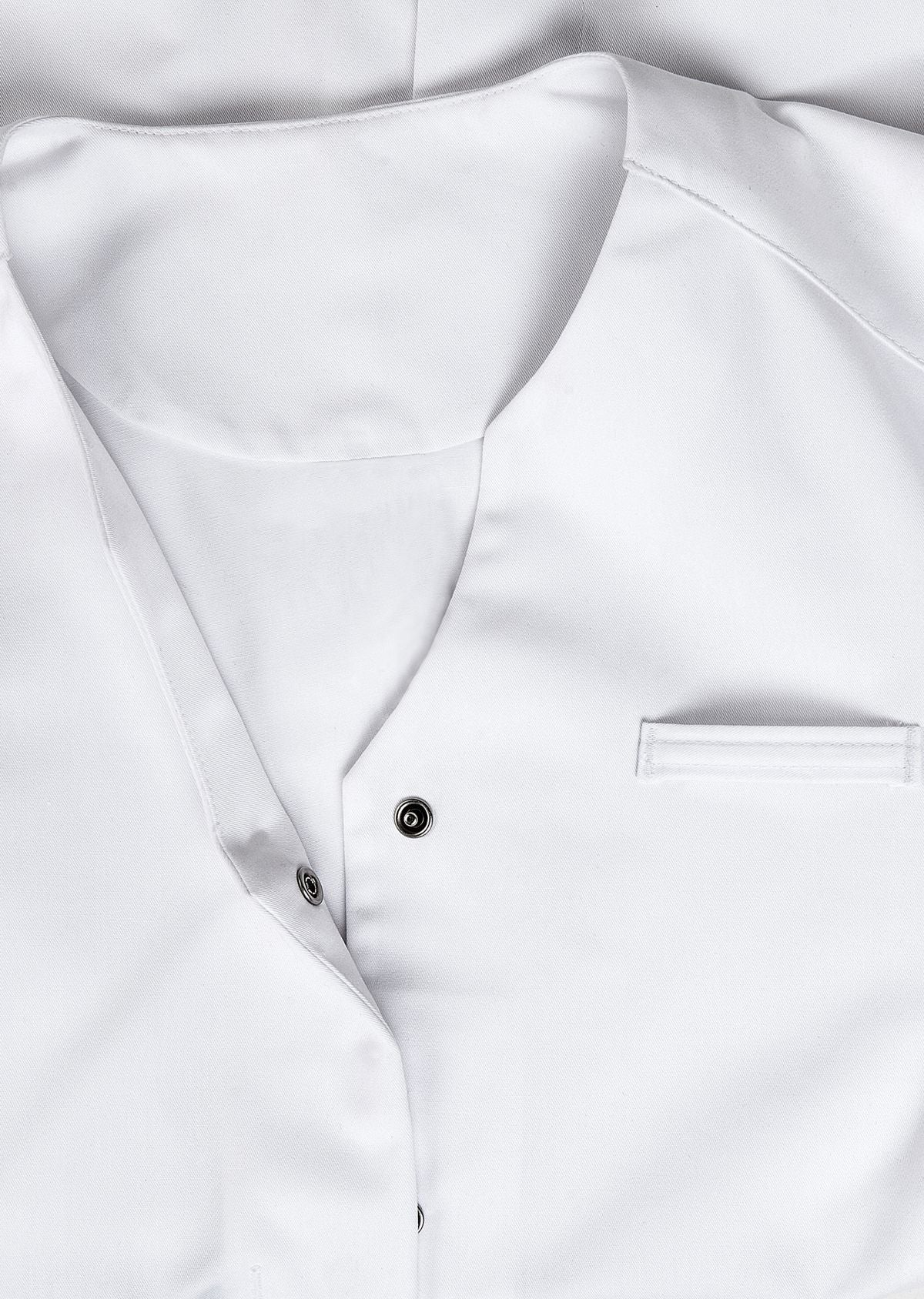 BP dames zorgtuniek met stretch-inzetstukken, blinde drukknopen en slanke pasvorm voor zorgprofessionals