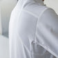 BP heren zorgtuniek met stretchinzetstukken, opstaande kraag en borstzak voor professionele zorgkleding