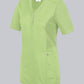 BP dames zorgtuniek in lichtgroen met moderne details en functioneel design