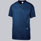 BP unisex zorgtuniek in nachtblauw met washed effect en duurzame kwaliteit