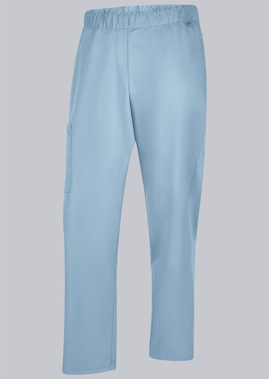 BP® lichte pantalon met TENCEL™ Lyocell voor haar & hem unisex hemelsblauw met lichtgewicht stof en elastische taille