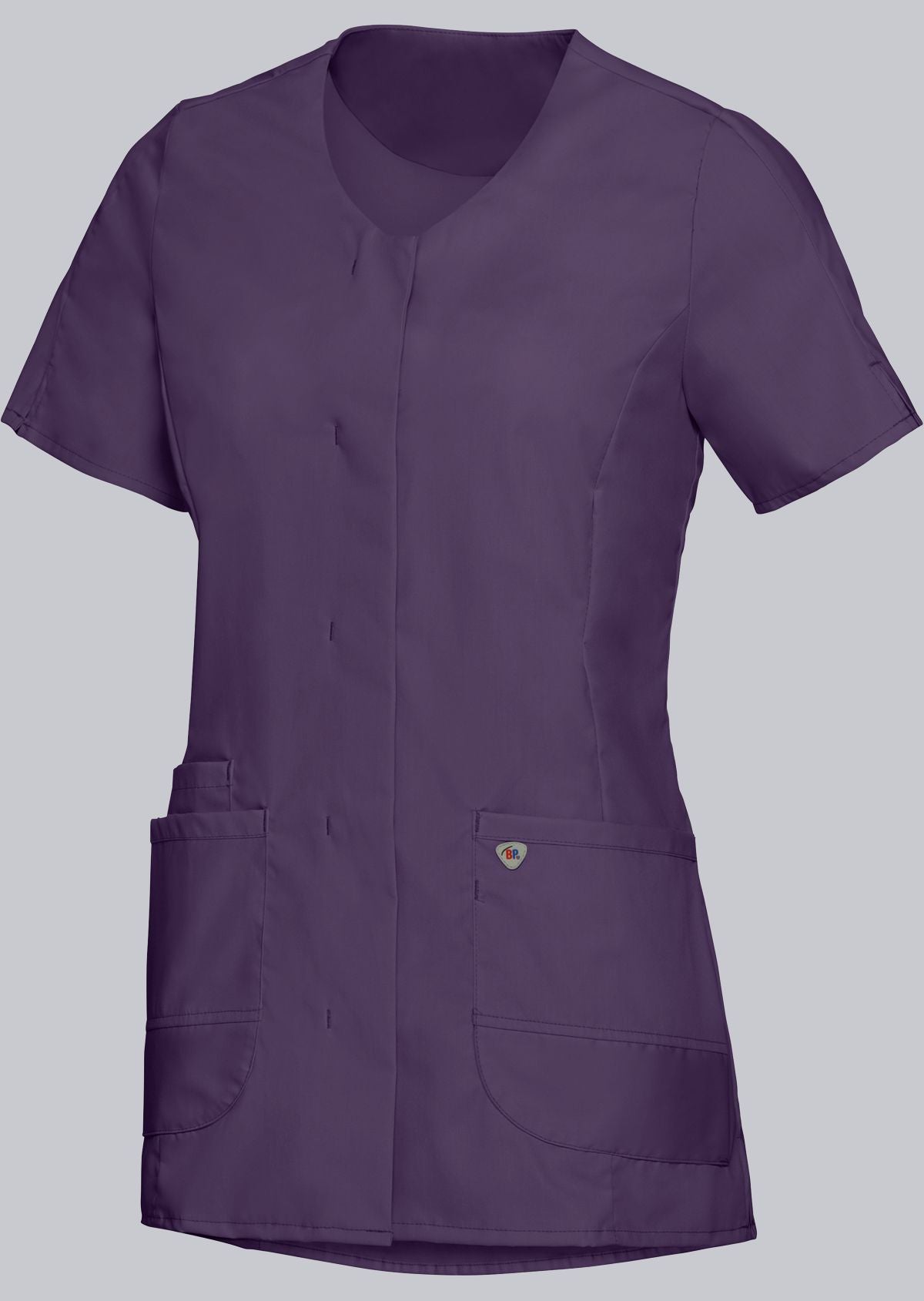 BP lichte dames zorgtuniek met drukknoopsluiting, stretchstof en lichtgewicht ademend ontwerp