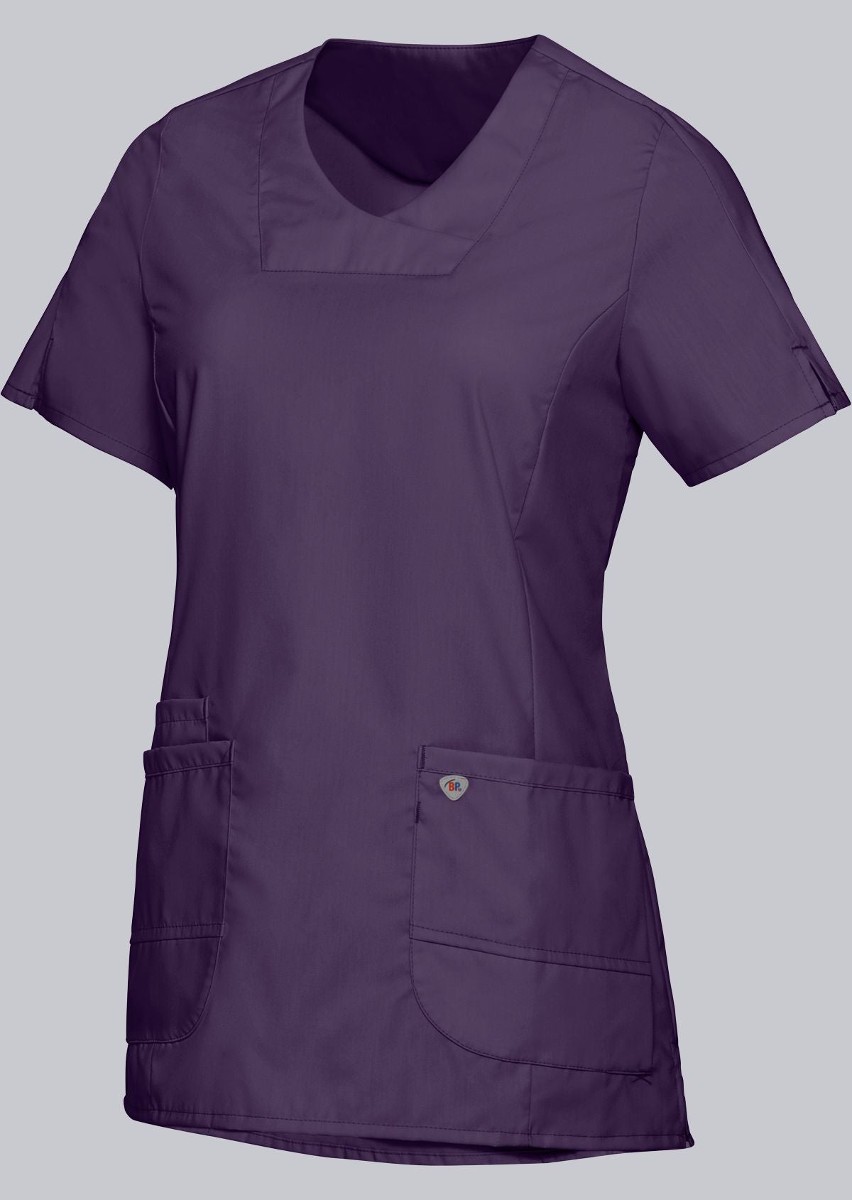 BP lichte dames zorgtuniek met stretchstof, V-hals zonder inkijk en lichtgewicht ademend ontwerp