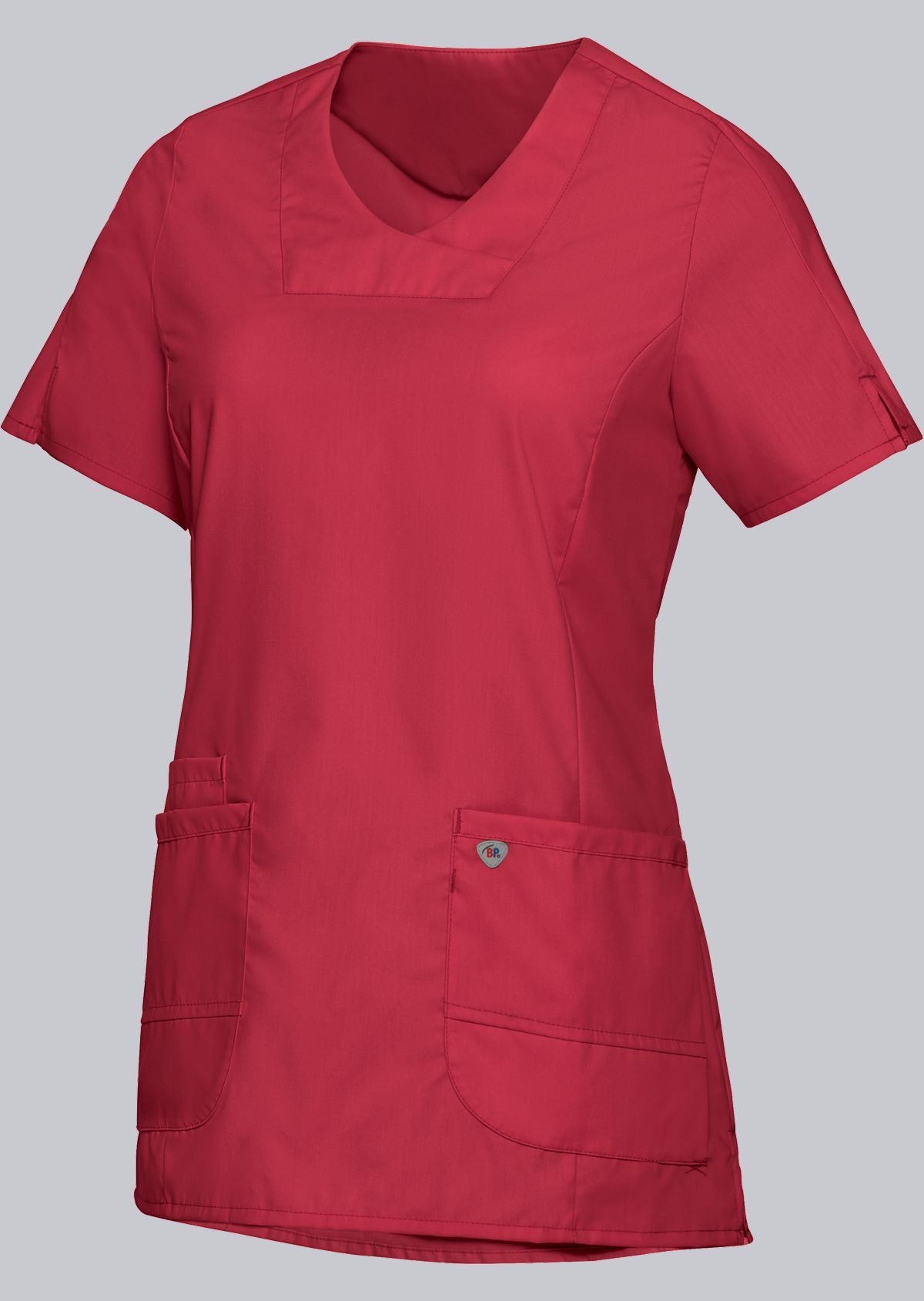 BP lichte dames zorgtuniek met stretchstof, V-hals zonder inkijk en lichtgewicht ademend ontwerp