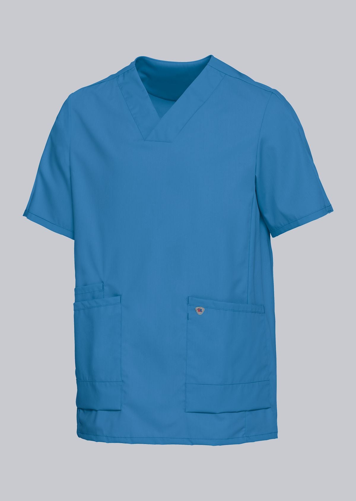 BP lichte unisex zorgtuniek met stretchstof, V-hals zonder inkijk en lichtgewicht ademend ontwerp