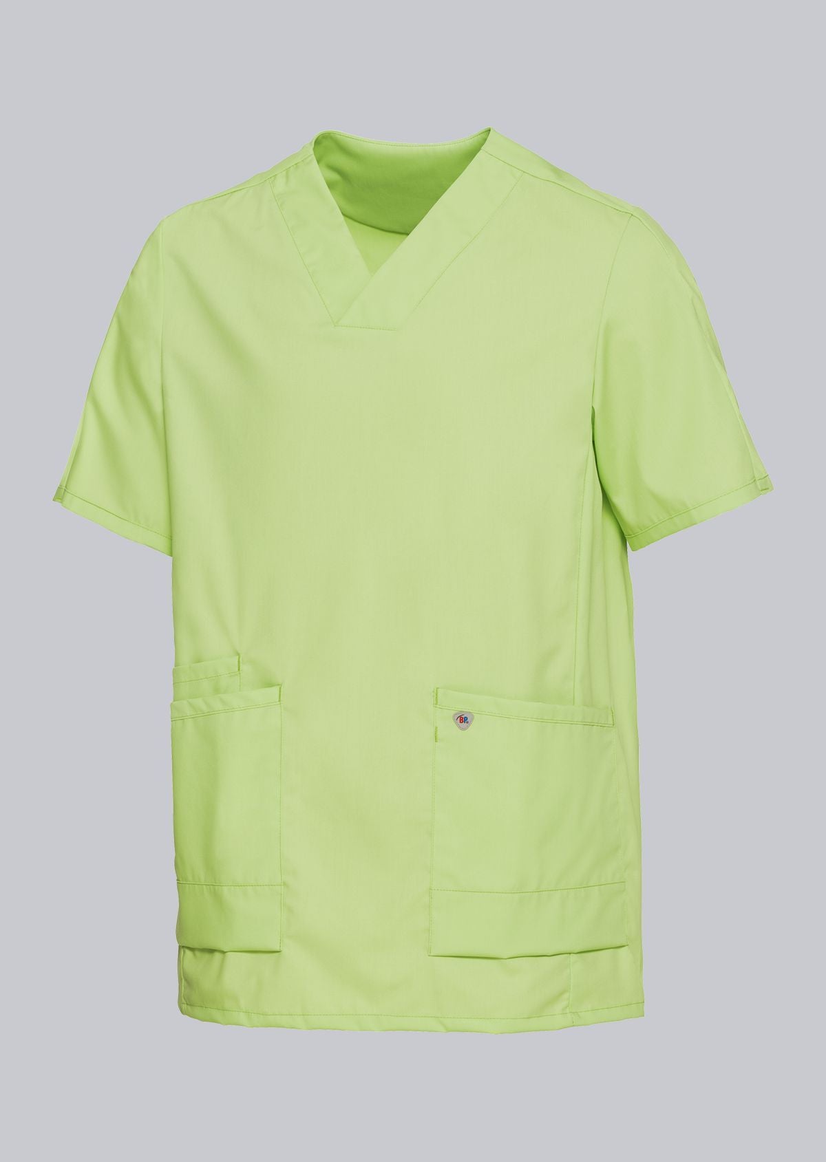 BP lichte unisex zorgtuniek met stretchstof, V-hals zonder inkijk en lichtgewicht ademend ontwerp