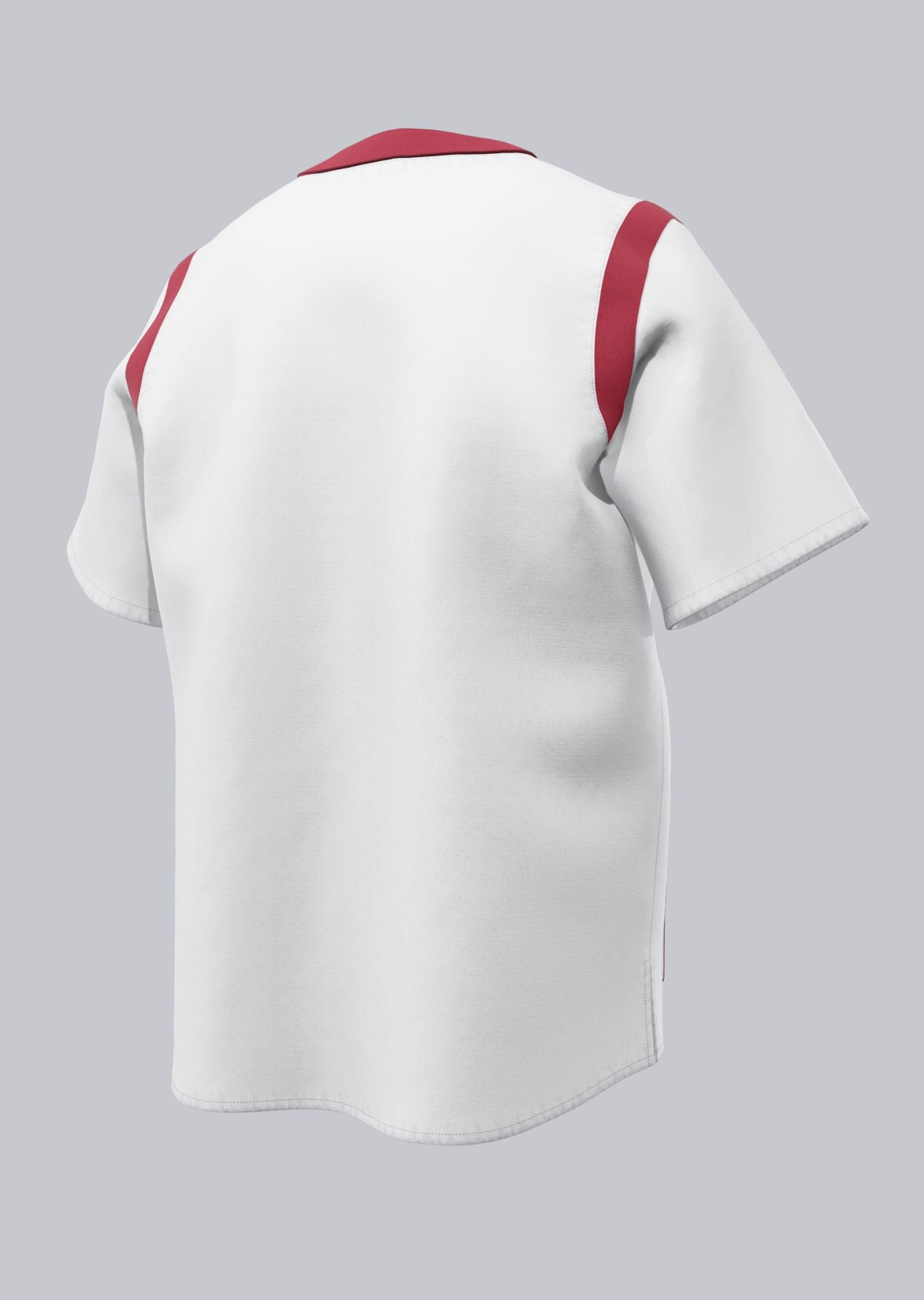 BP lichte unisex zorgtuniek wit met koraal met ademende stretchstof en praktische zakken