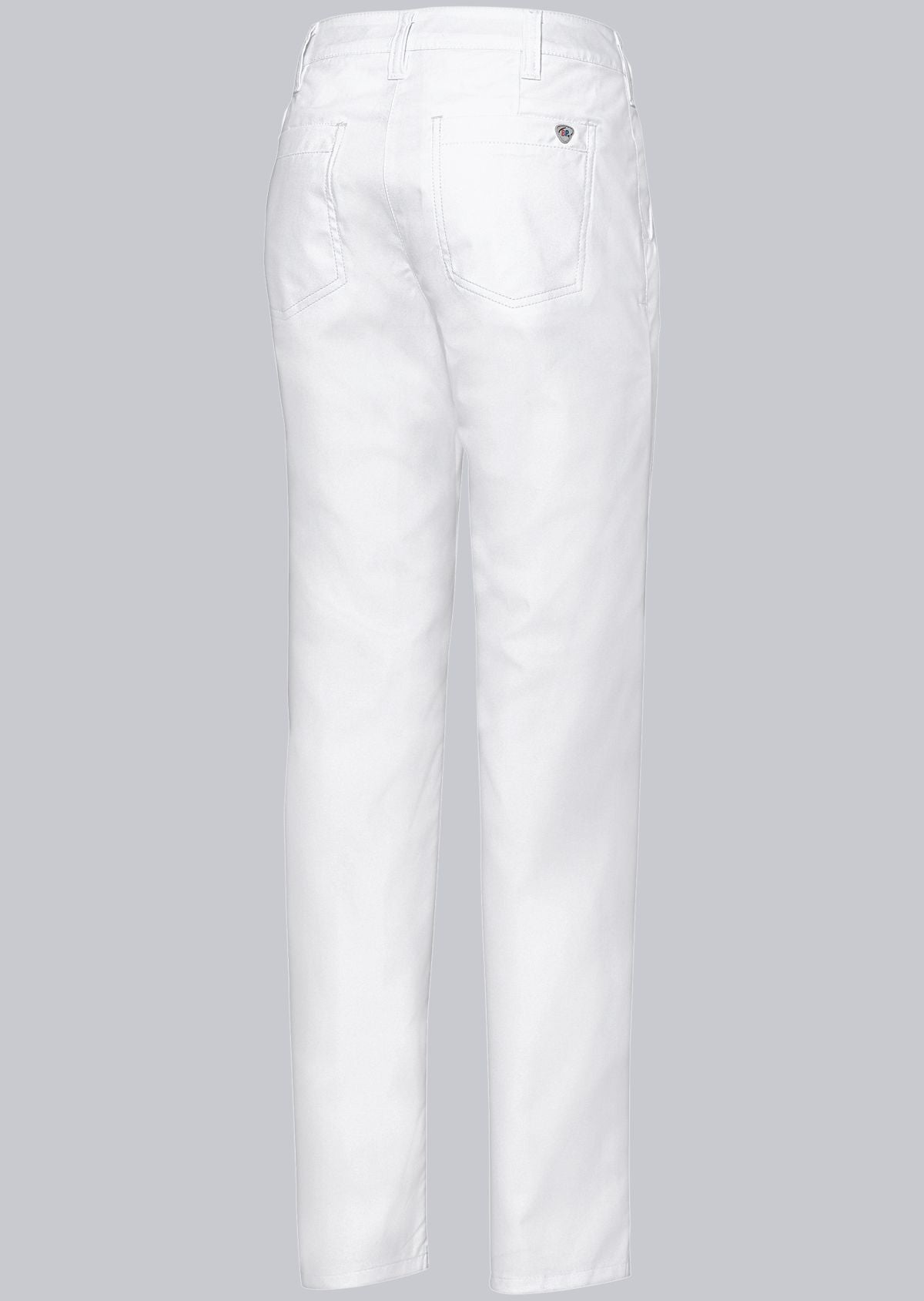 BP® stretch chinobroek voor dames wit met modern fit en stretchmateriaal