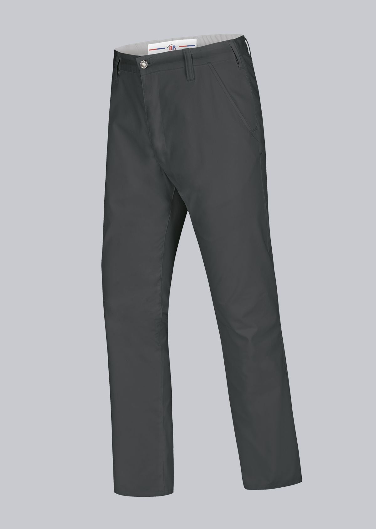 BP® Stretch-chinobroek voor heren wit met modern fit en stretchmateriaal