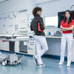 BP® stretch chinobroek voor heren wit met modern fit en stretchmateriaal