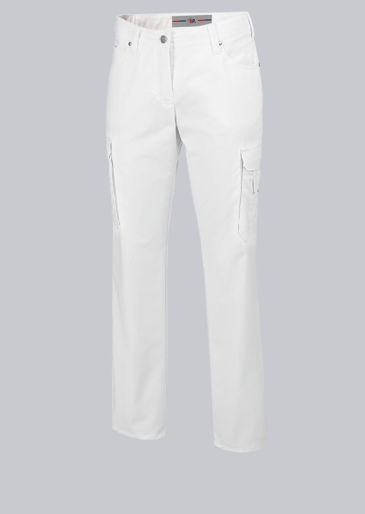 BP® stretch damesjeans wit met five-pocket design en stretchmateriaal