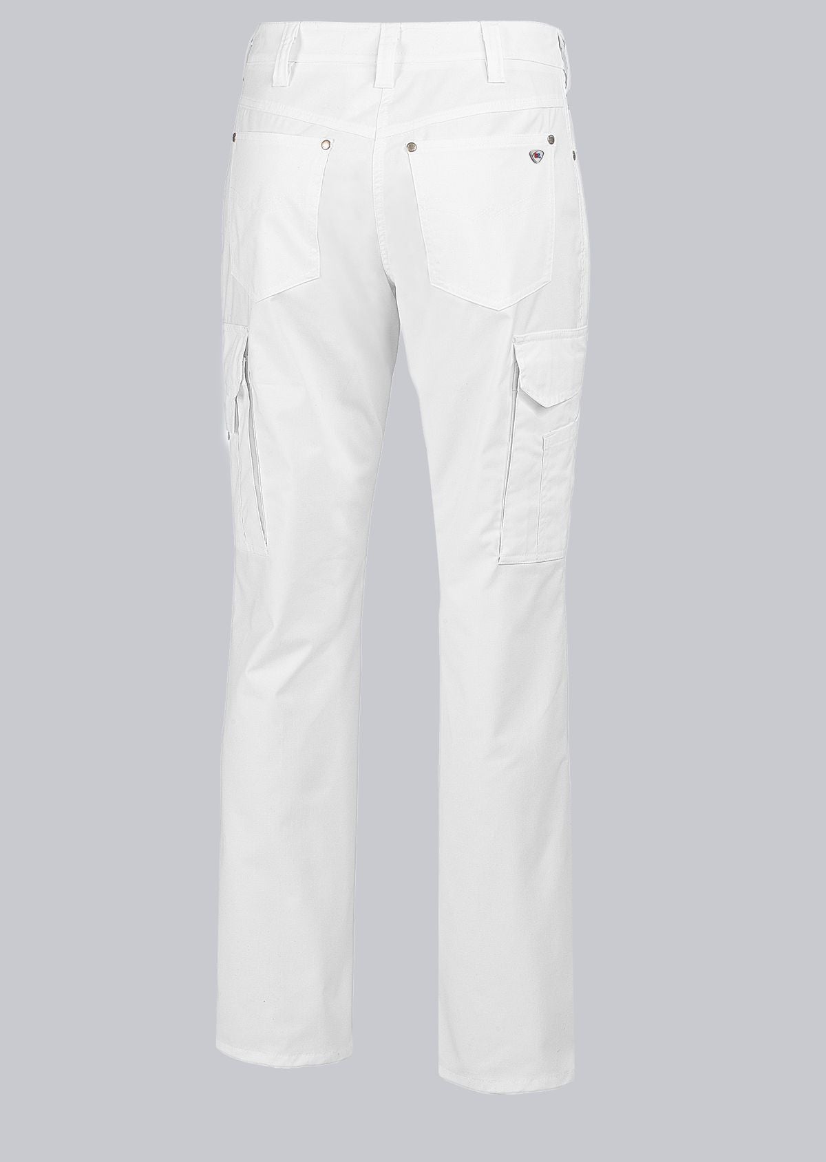 BP® stretch damesjeans wit met five-pocket design en stretchmateriaal