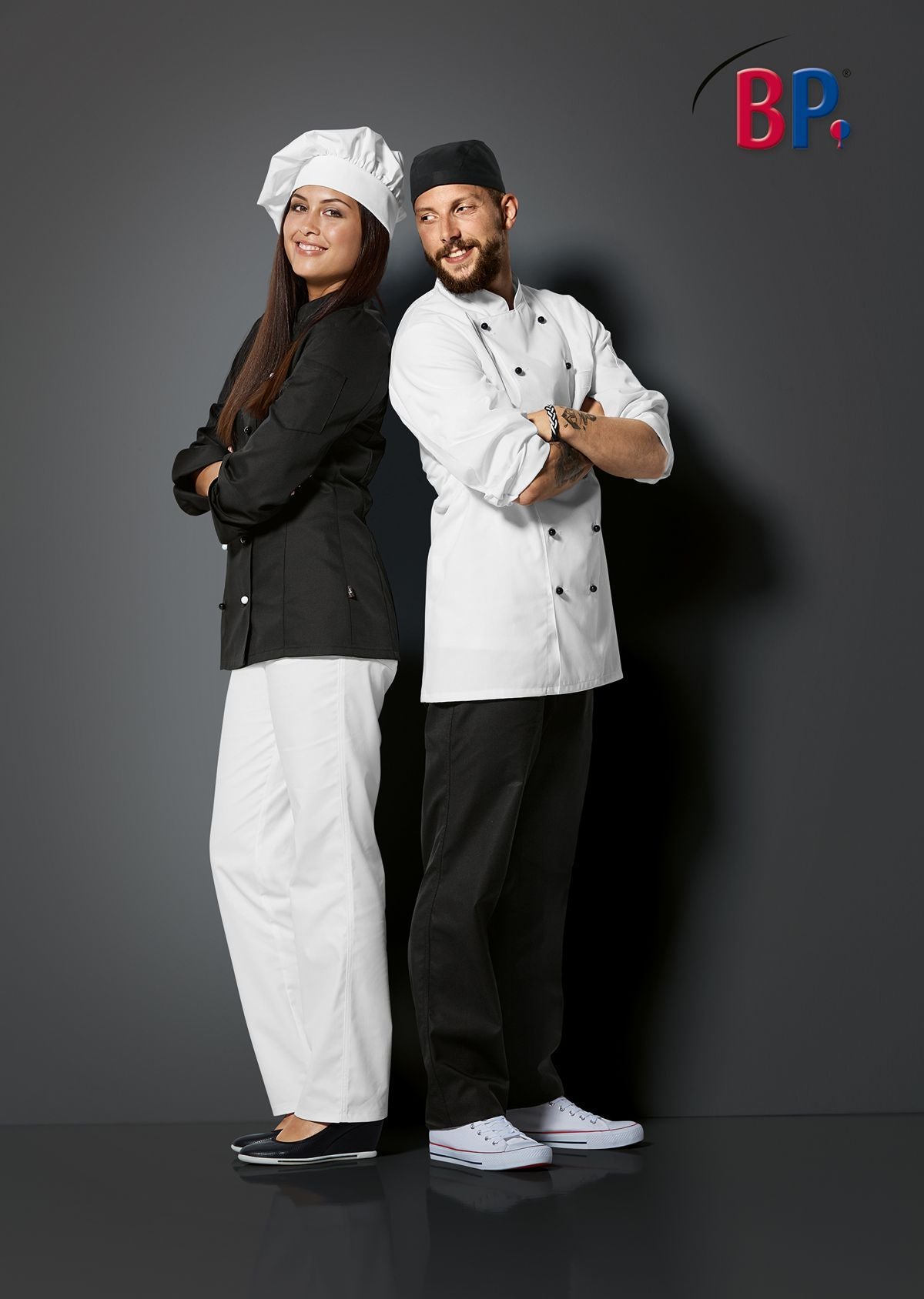 BP® stretch damesjeans wit met five-pocket design en klinknagels