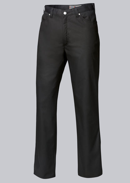 BP® Stretch-herenjeans wit met five-pocket design en sierstiksel