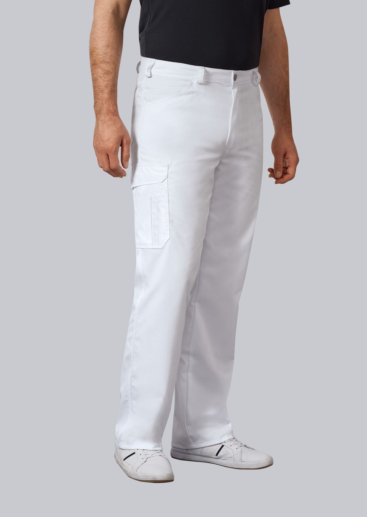 BP® Stretch-jeans voor haar & hem unisex wit met stretch en smartphonevak