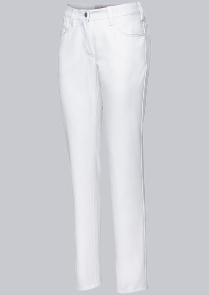 BP® slim-fit stretch-jeans voor dames wit met slim fit en stretchmateriaal