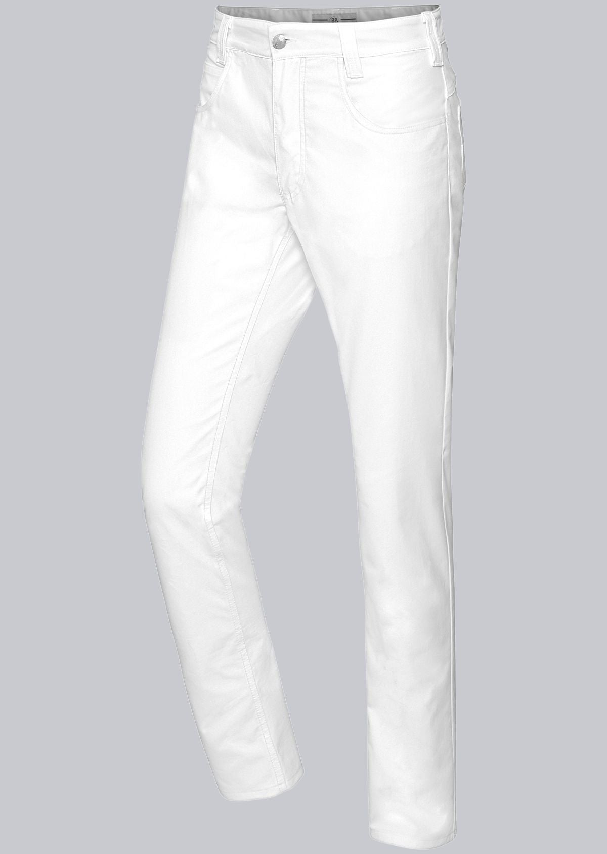BP® slim-fit stretch-jeans voor heren wit met slim fit en licht stretchmateriaal