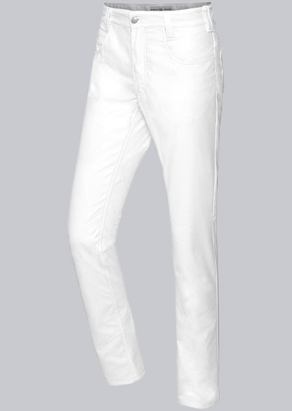 BP® slim-fit stretch-jeans voor heren wit met slim fit en licht stretchmateriaal