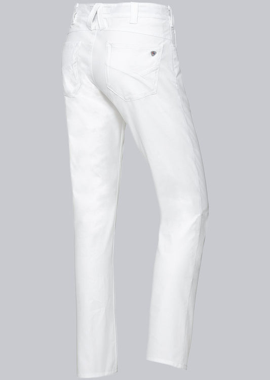 BP® slim-fit stretch-jeans voor heren wit met slim fit en licht stretchmateriaal