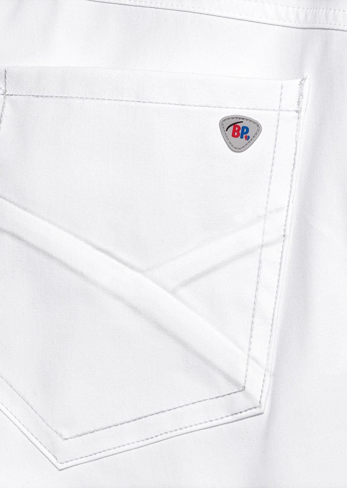 BP® slim-fit stretch-jeans voor heren wit met slim fit en licht stretchmateriaal