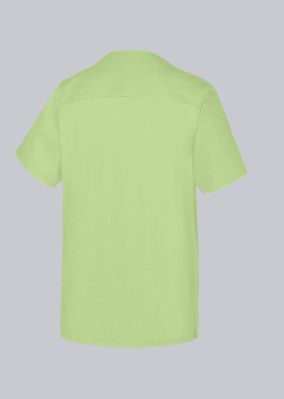 BP unisex zorgtuniek met armliftsysteem, borstzak en drukknopen voor optimale bewegingsvrijheid