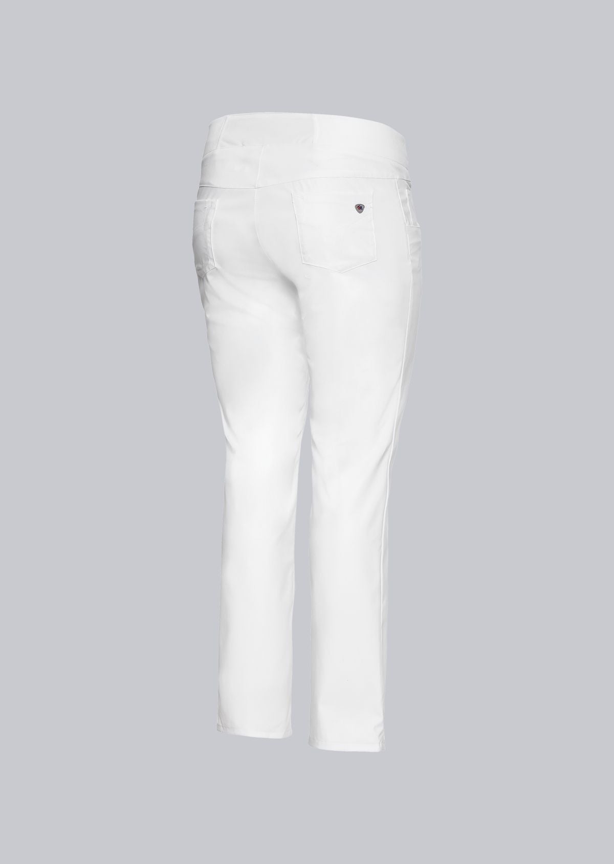 BP® Shape Fit stretch-broek voor dames wit met hoge taille en stretchinzetstukken