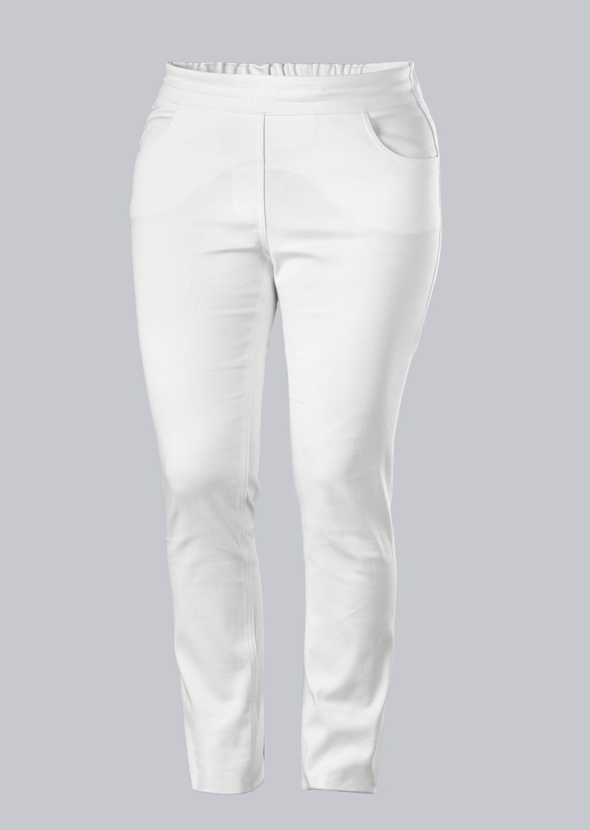 BP® Shape fit stretch-skinny voor dames wit met skinny fit en elastische tailleband