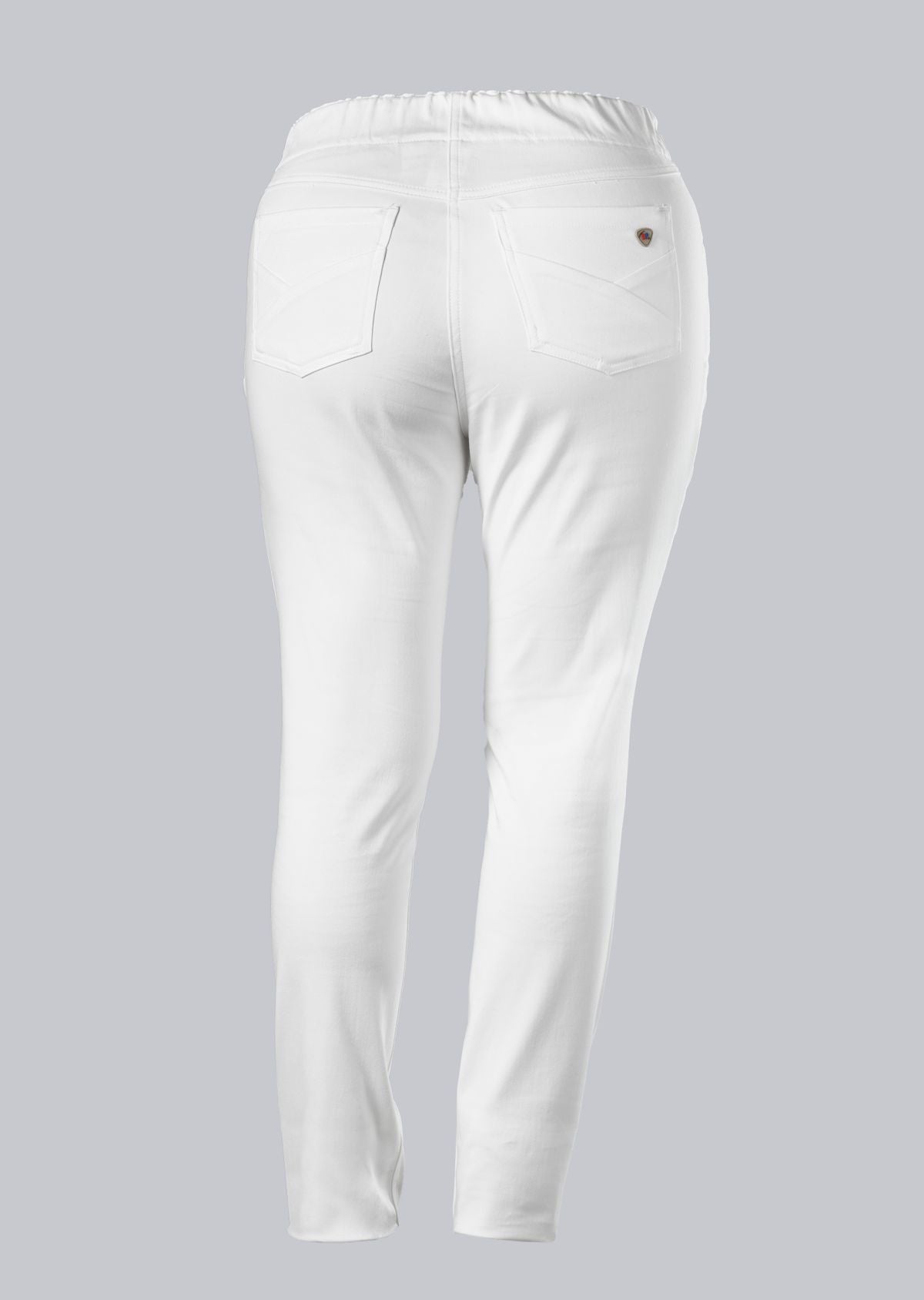 BP® Shape fit stretch-skinny voor dames wit met skinny fit en elastische tailleband