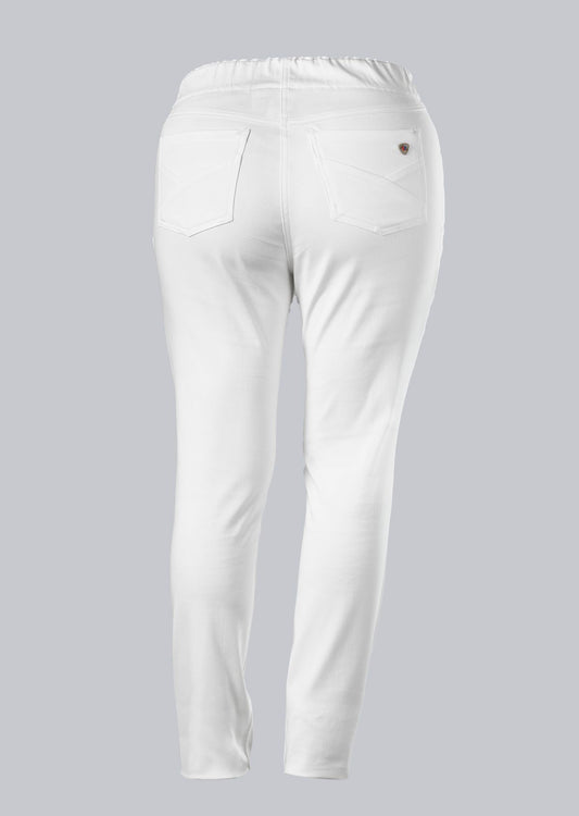 BP® Shape fit stretch-skinny voor dames wit met skinny fit en elastische tailleband