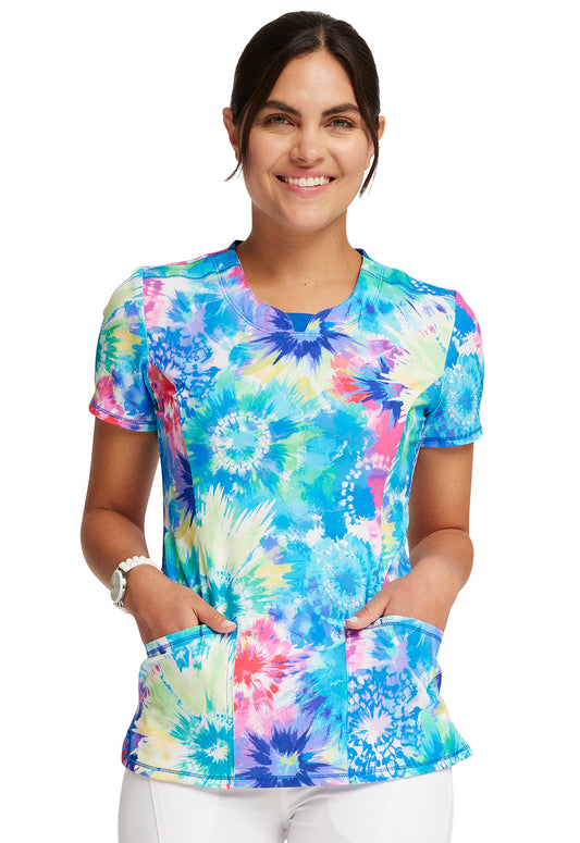 Tuniek Infinity CK609 Tie Dye Burst - Zorgkleding.nl