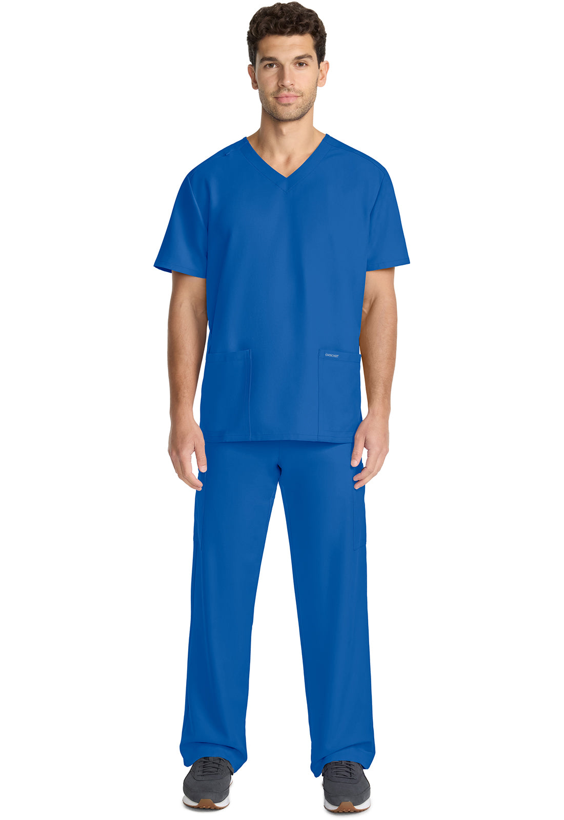 Unisex top met V-hals met moderne pasvorm en PROTX2-technologie CKE00014A